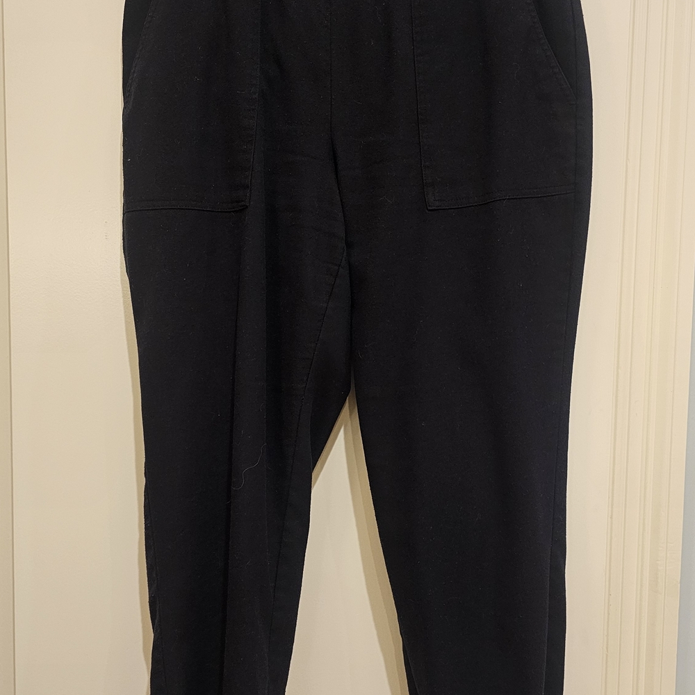 Nine West Black Casual Pants with Elastic Waist